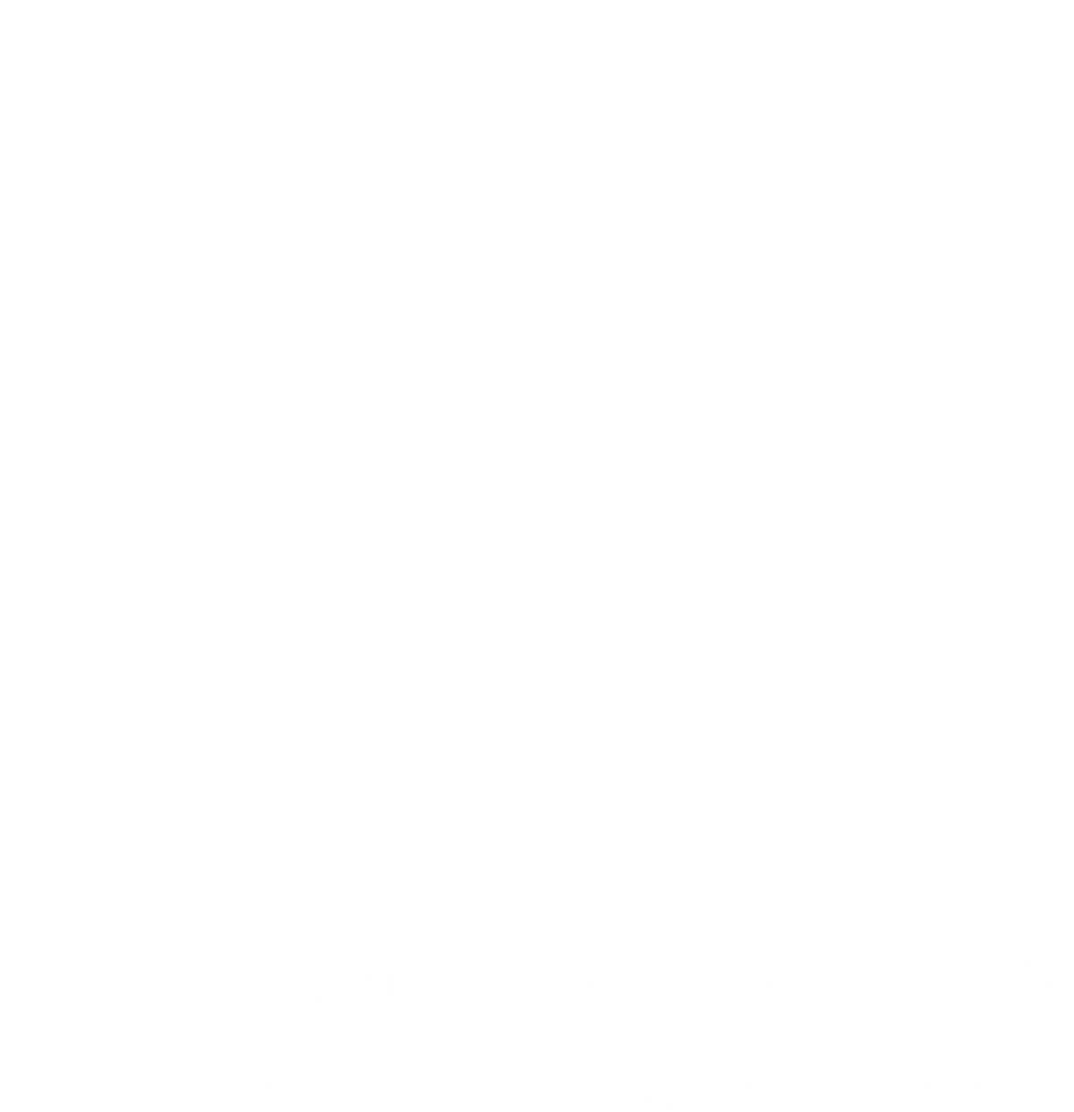 New York Hotel Logo White